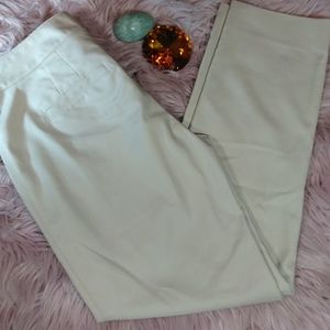 White House Black Market Beige Pant Sz 4